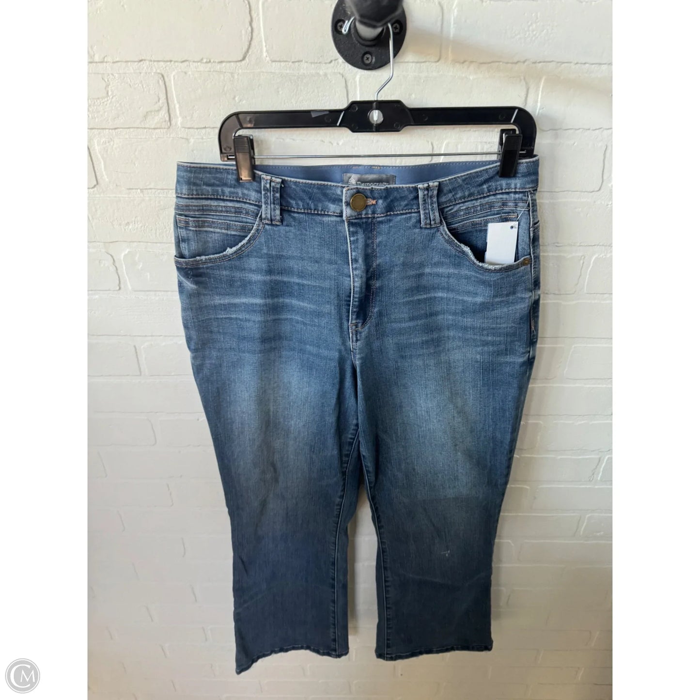 Jeans Cropped By Democracy In Blue Denim, Size: 12