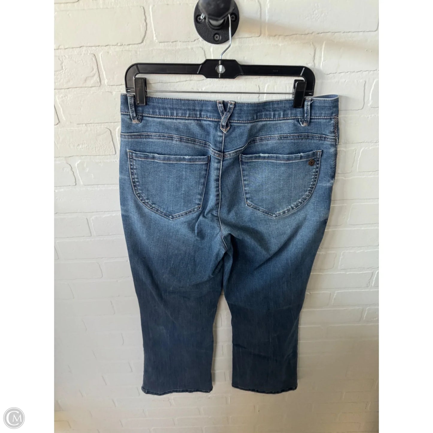 Jeans Cropped By Democracy In Blue Denim, Size: 12