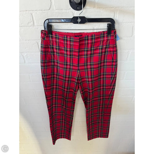 Pants Dress By J. Crew In Red & Yellow, Size: 6