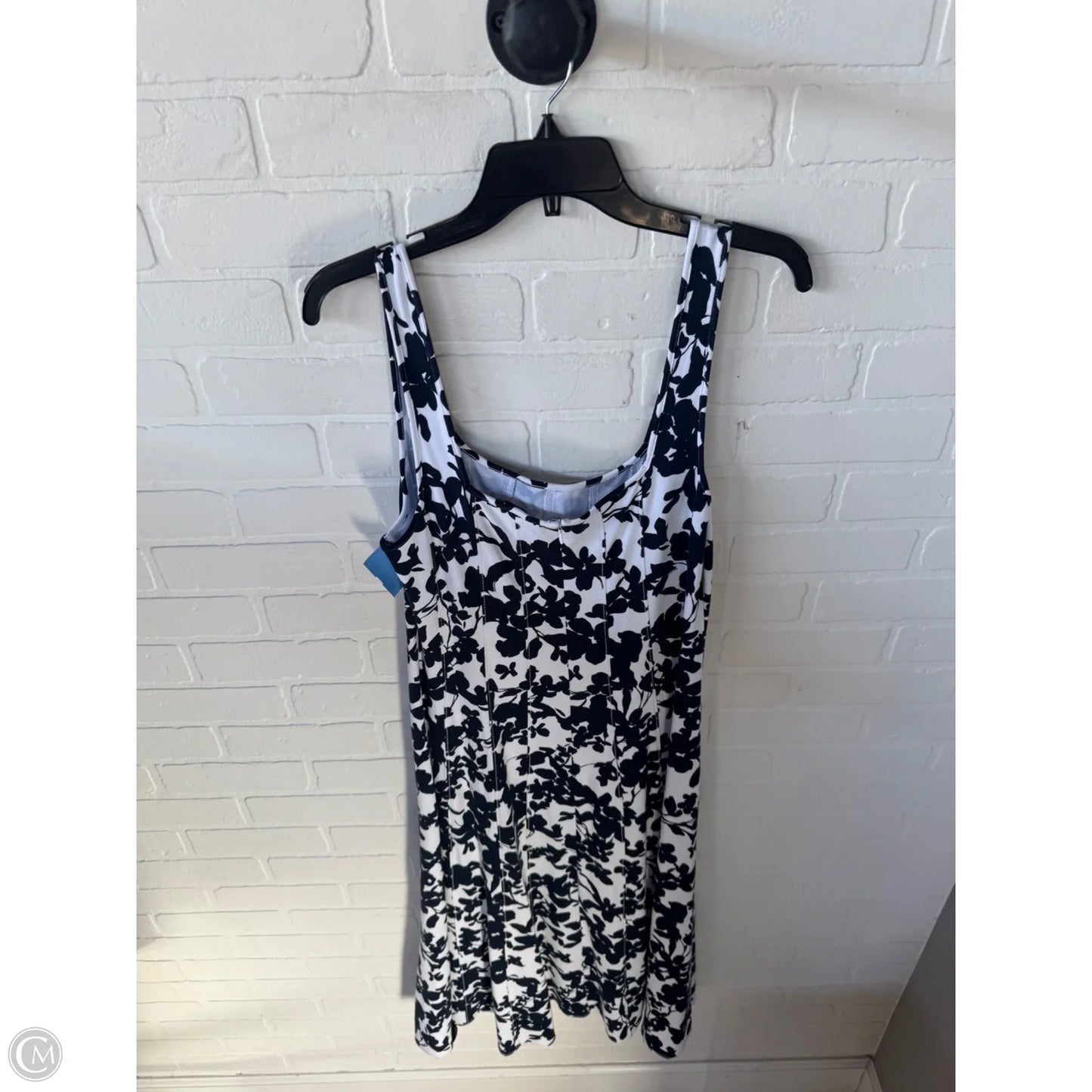 Dress Casual Maxi By Loft In Blue & White, Size: M