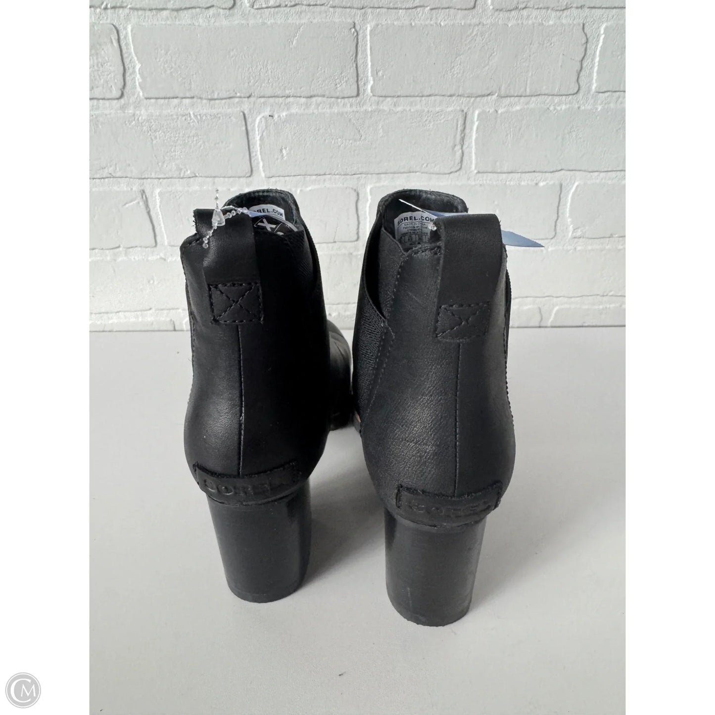 Boots Ankle Heels By Sorel In Black, Size: 8.5