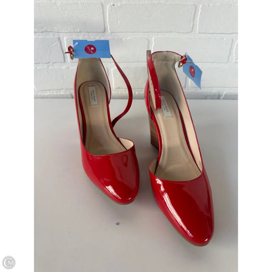 Shoes Heels Wedge By Cole-haan In Red, Size: 7.5