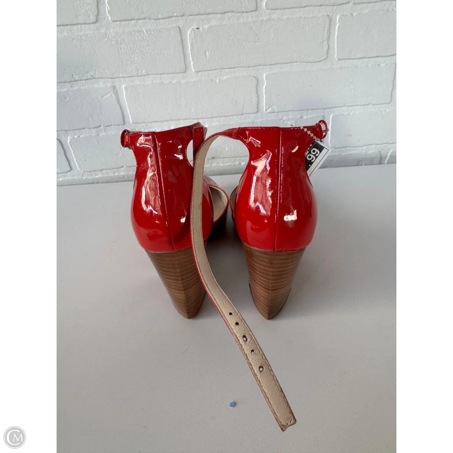 Shoes Heels Wedge By Cole-haan In Red, Size: 7.5