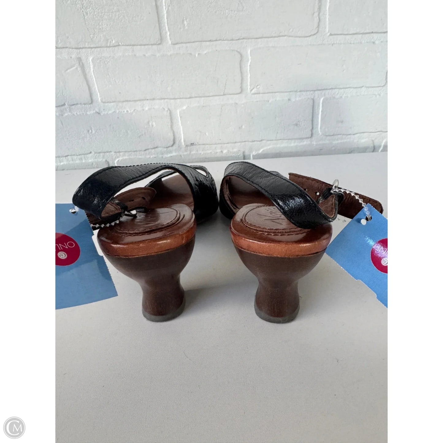 Sandals Heels Block By Cmb In Black, Size: 7.5