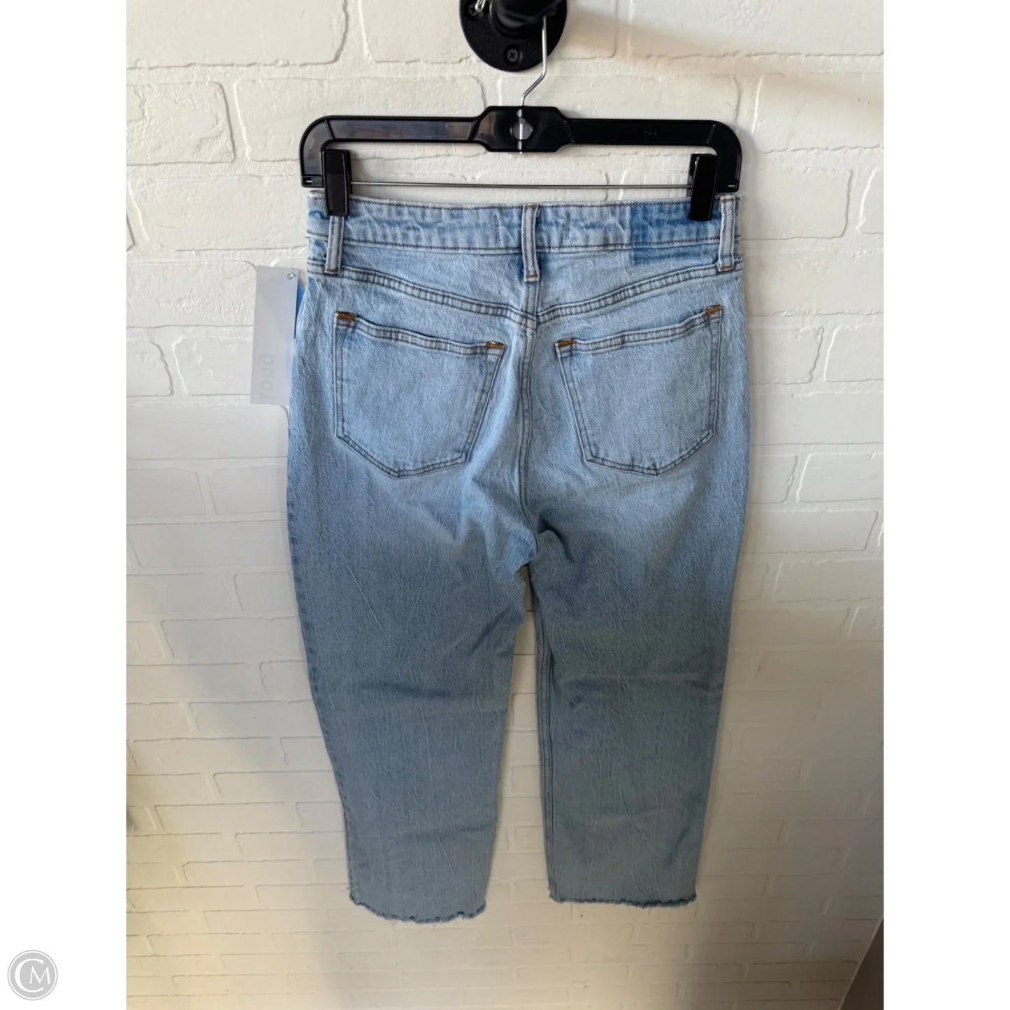 Jeans Straight By Abercrombie And Fitch In Blue Denim, Size: 4l