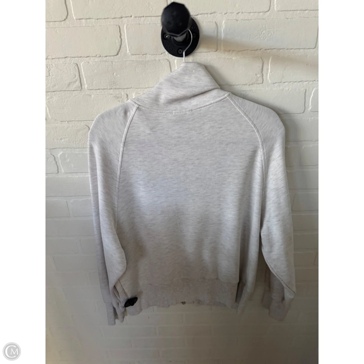 Sweatshirt Collar By Varley In Cream, Size: L