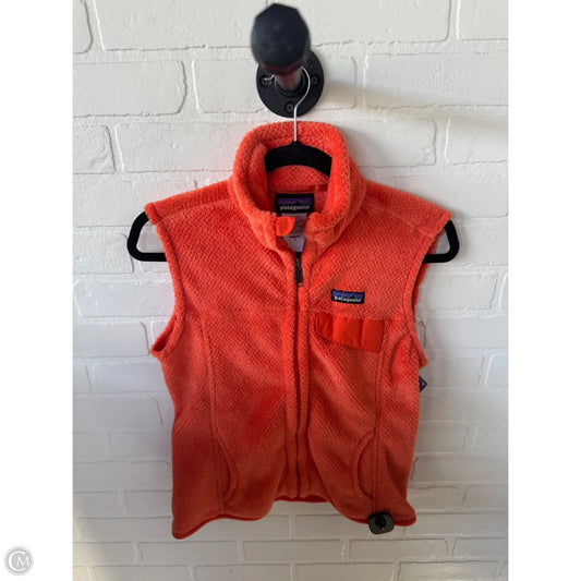 Vest Fleece By Patagonia In Orange, Size: S