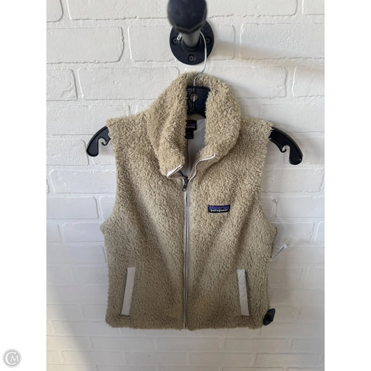 Vest Fleece By Patagonia In Tan, Size: S