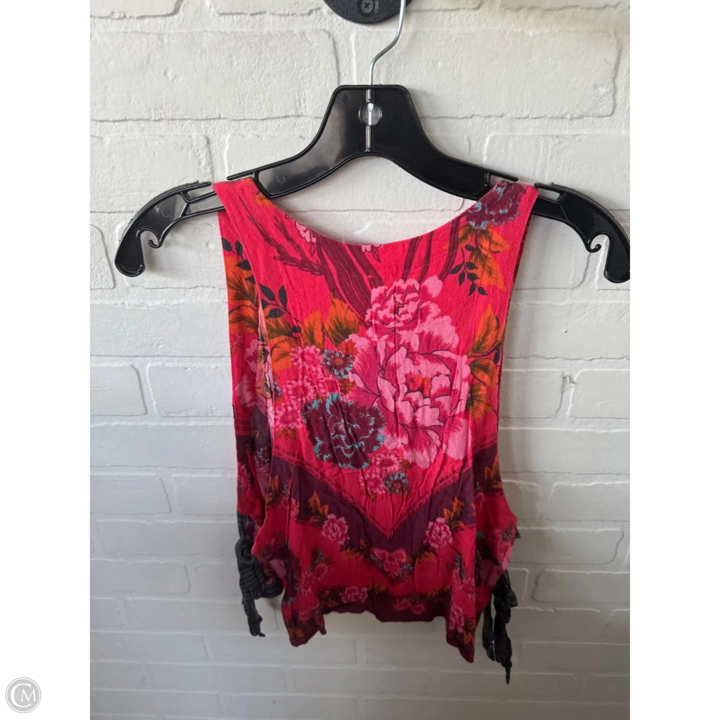 Top Sleeveless By Free People In Pink & Purple, Size: S