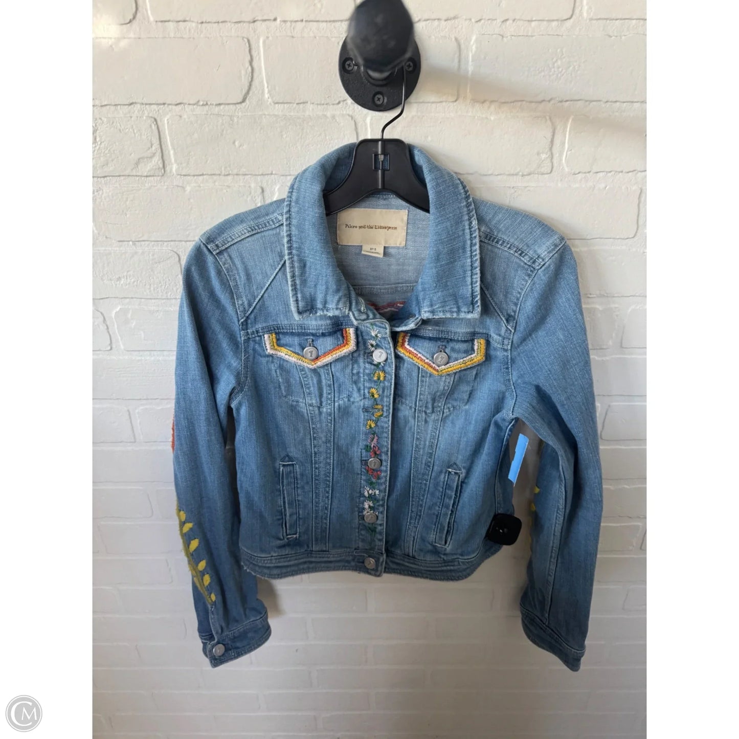 Jacket Denim By Pilcro In Blue Denim, Size: S