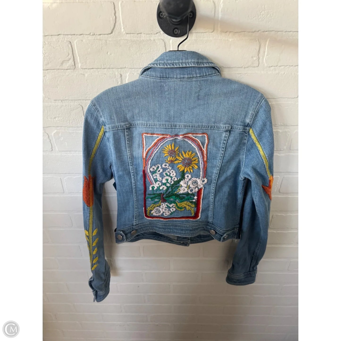 Jacket Denim By Pilcro In Blue Denim, Size: S