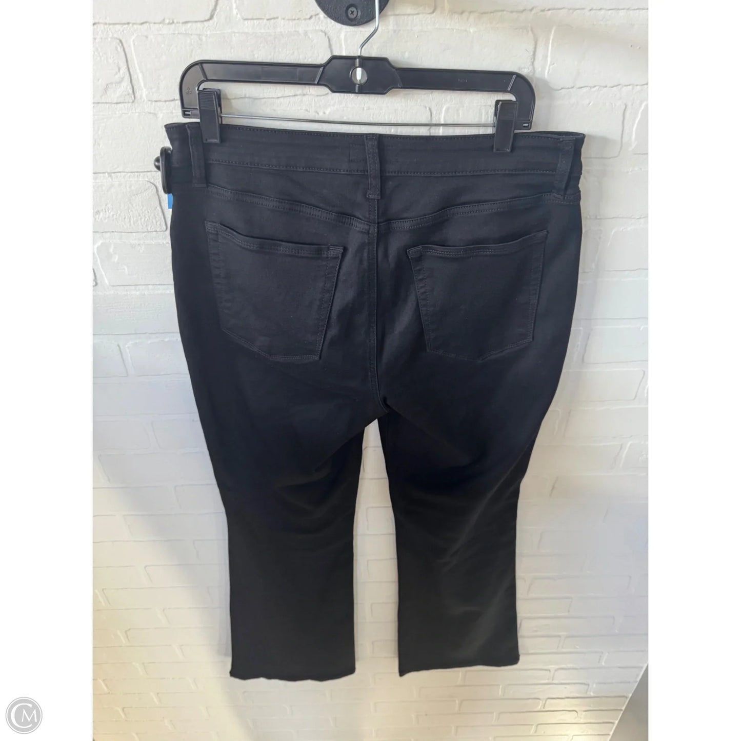 Jeans Flared By Kut In Black Denim, Size: 12