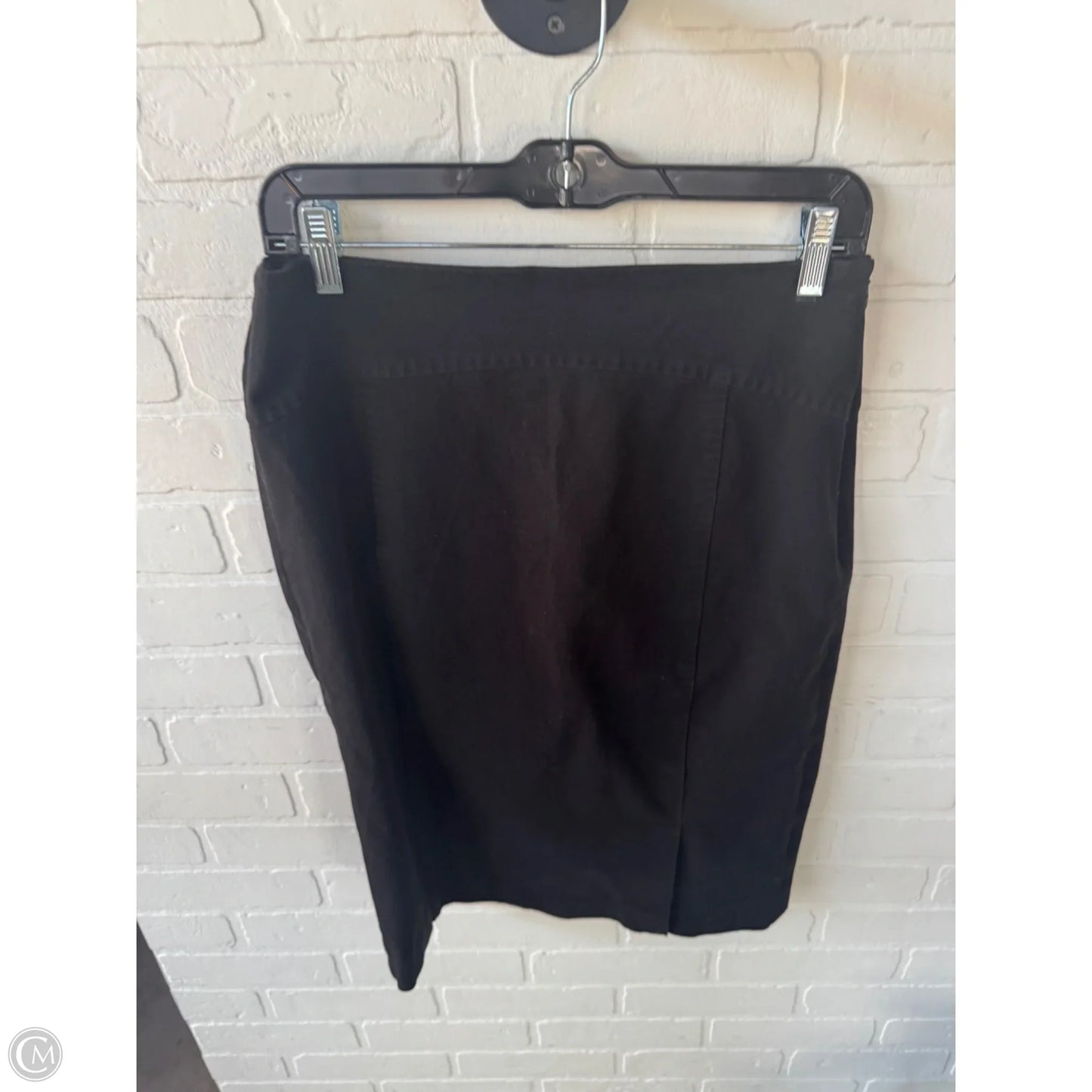 Skirt Midi By Banana Republic In Black, Size: 6