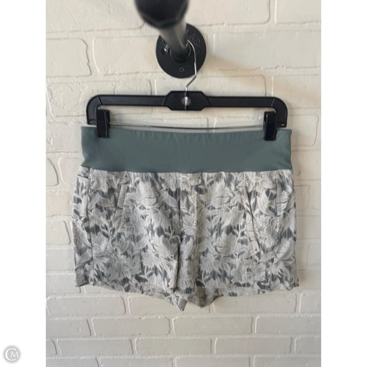 Athletic Skort By Athleta In Green & White, Size: 6