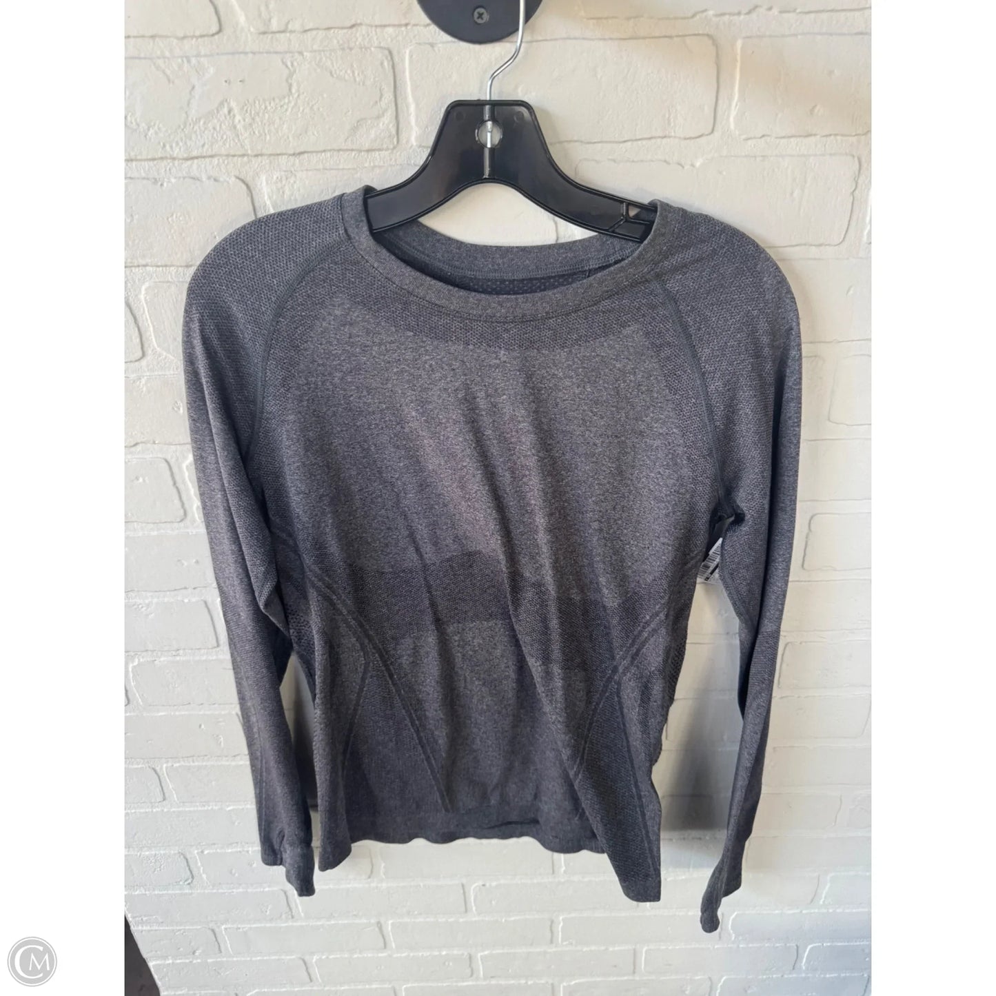Athletic Top Long Sleeve Crewneck By Cmf In Grey, Size: S