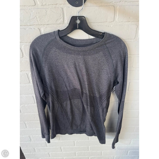 Athletic Top Long Sleeve Crewneck By Cmf In Grey, Size: S