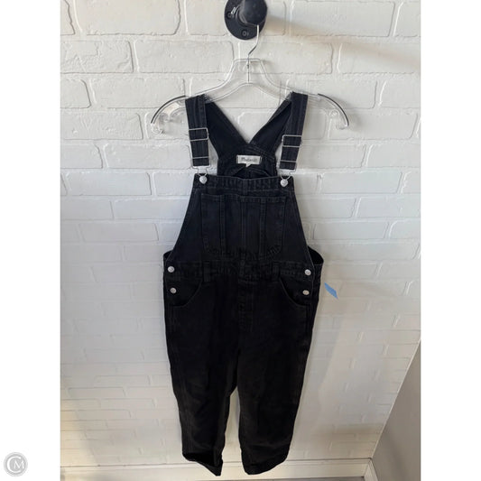 Overalls By Madewell In Black Denim, Size: L