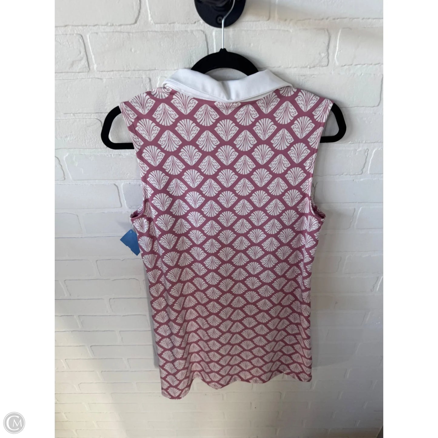 Athletic Dress By Sigrid Olsen In Pink & White, Size: L
