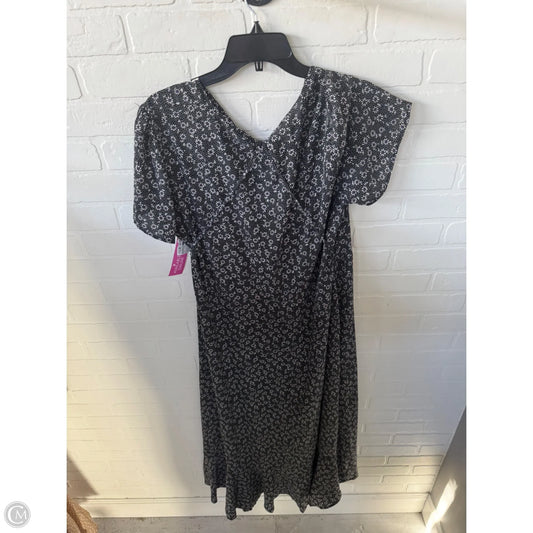 Dress Casual Maxi By Prettygarden In Black & Purple, Size: Xl