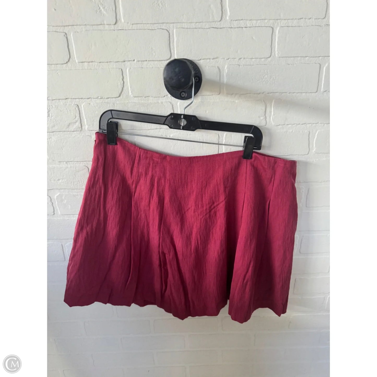 Skirt Mini & Short By A New Day In Red, Size: 16
