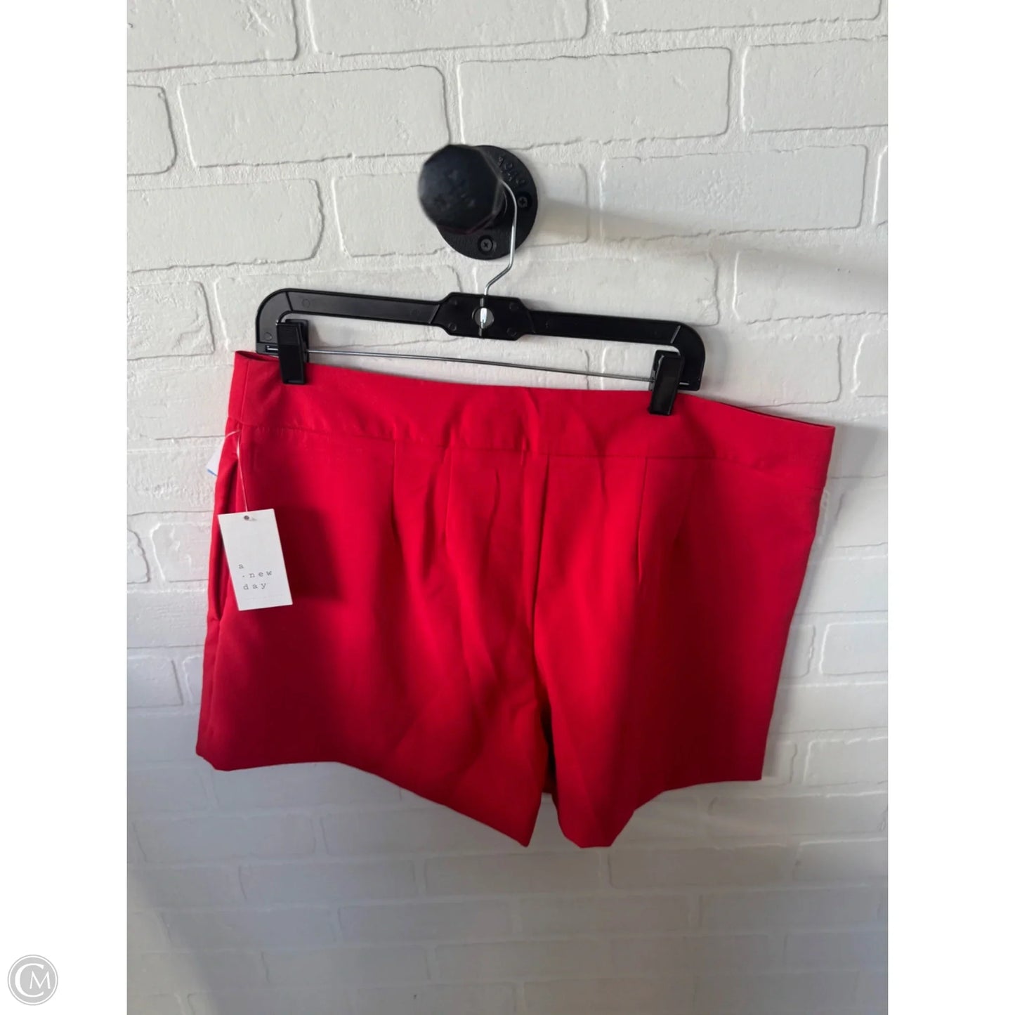 Shorts By A New Day In Red, Size: 16