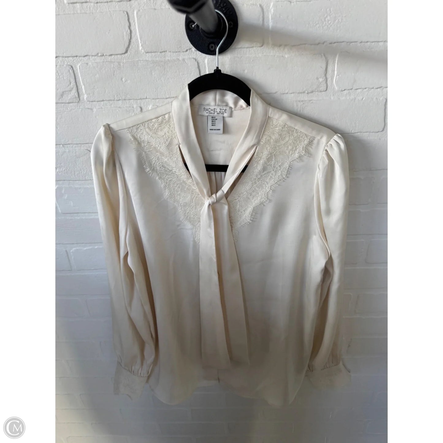 Top Long Sleeve By Rachel Zoe In Cream, Size: S