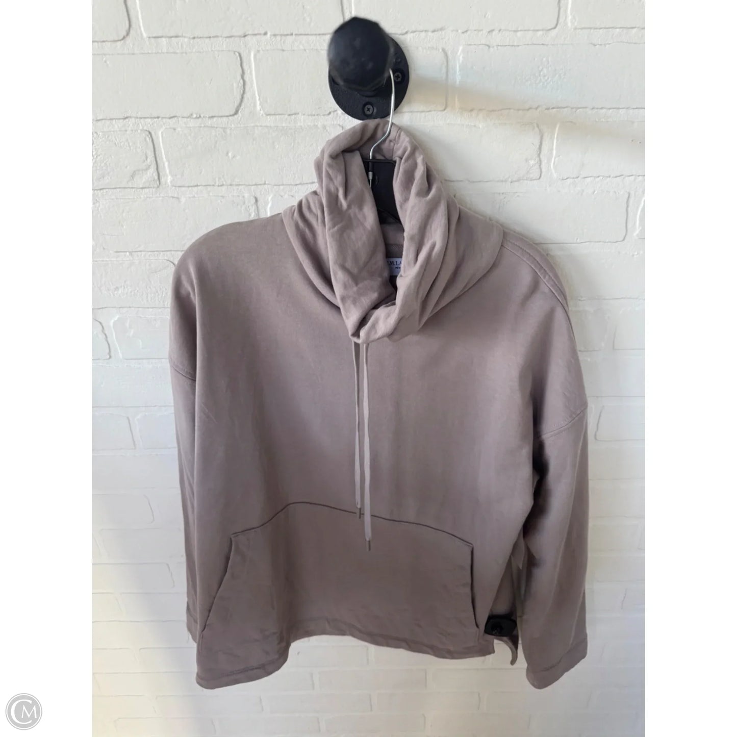Sweatshirt Collar By Cma In Tan, Size: M