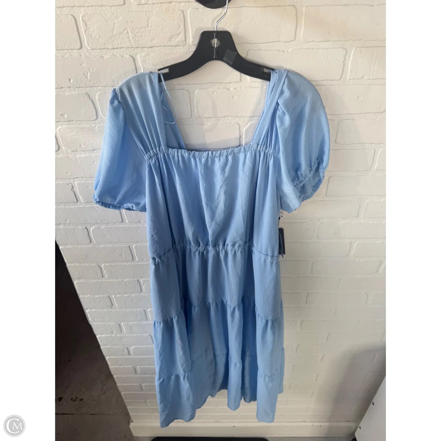 Dress Casual Midi By Black Tape In Blue, Size: Xl