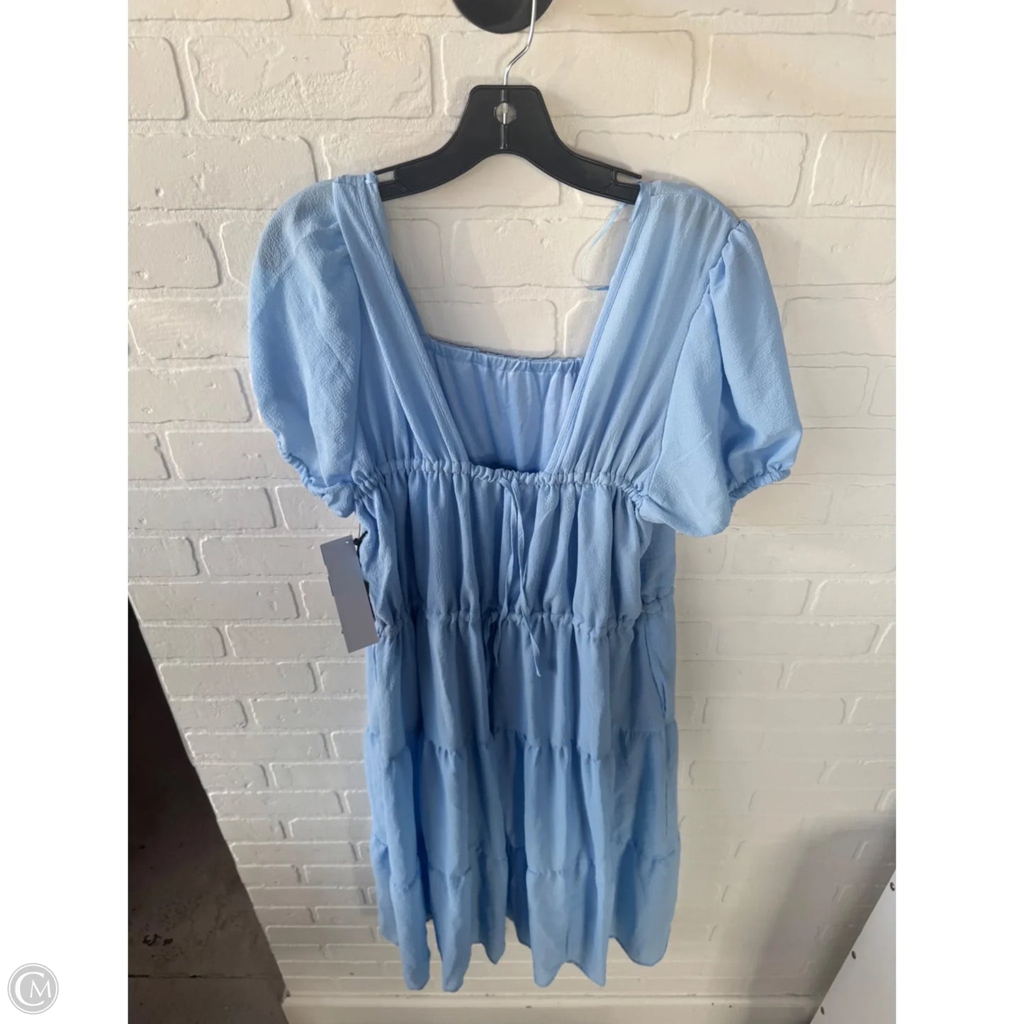 Dress Casual Midi By Black Tape In Blue, Size: Xl