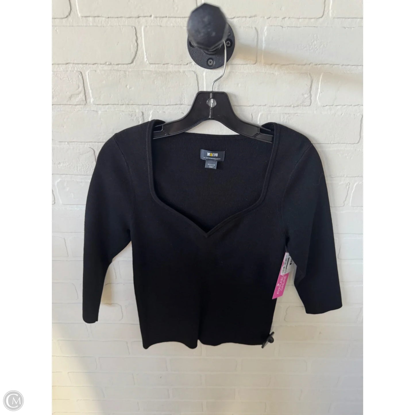 Sweater By Maeve In Black, Size: M