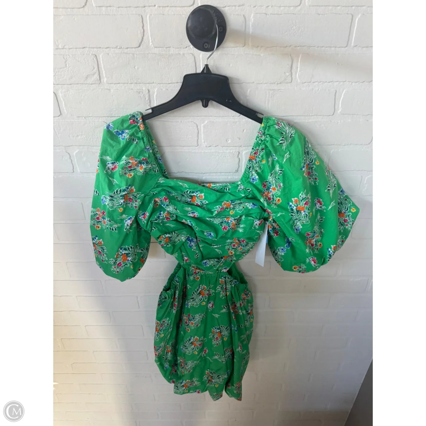 Dress Casual Short By A New Day In Green & Pink, Size: M