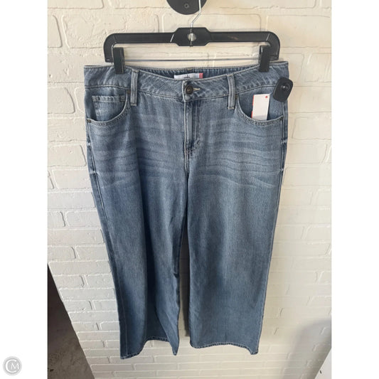 Jeans Wide Leg By Cabi In Blue Denim, Size: 6
