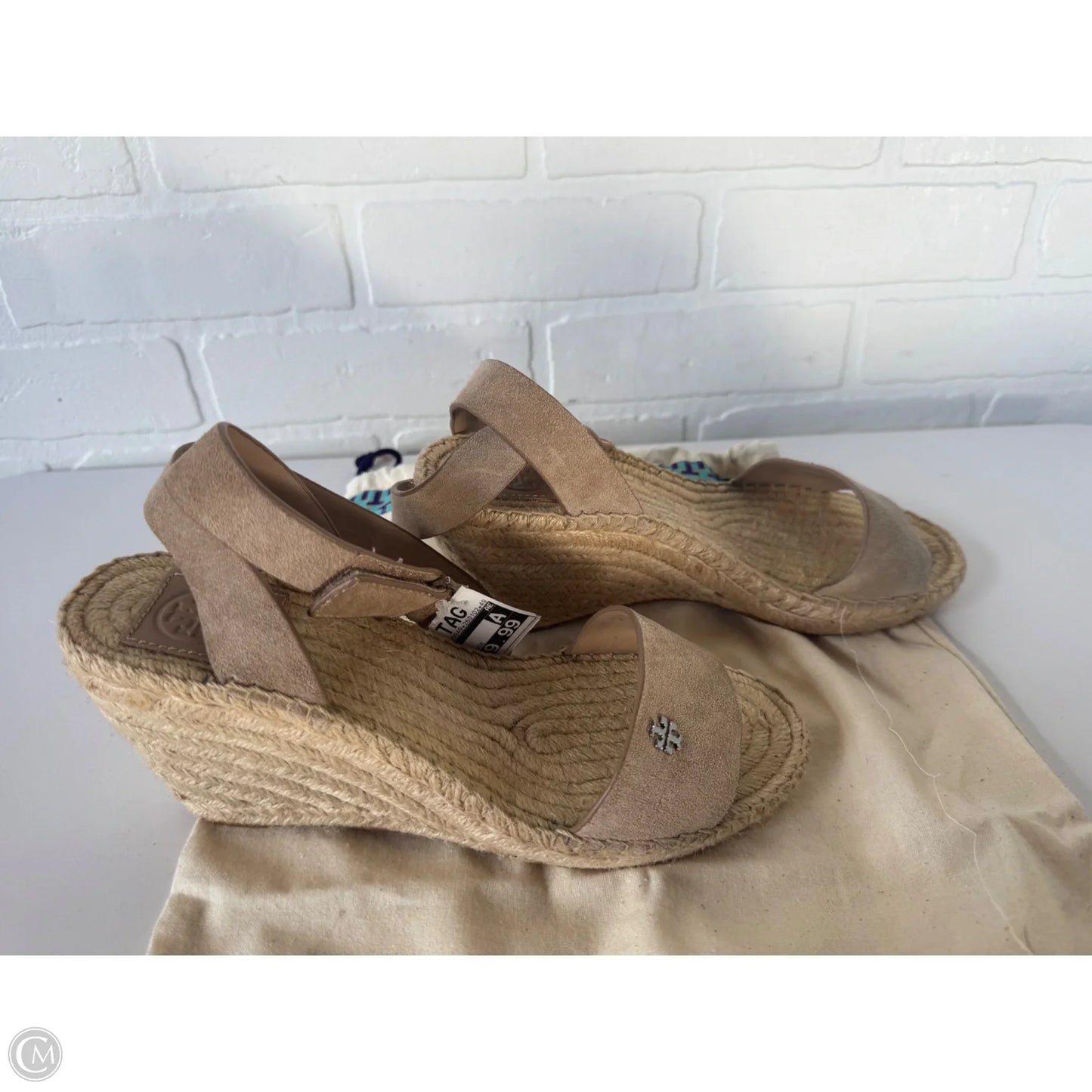 Sandals Designer By Tory Burch In Tan, Size: 8