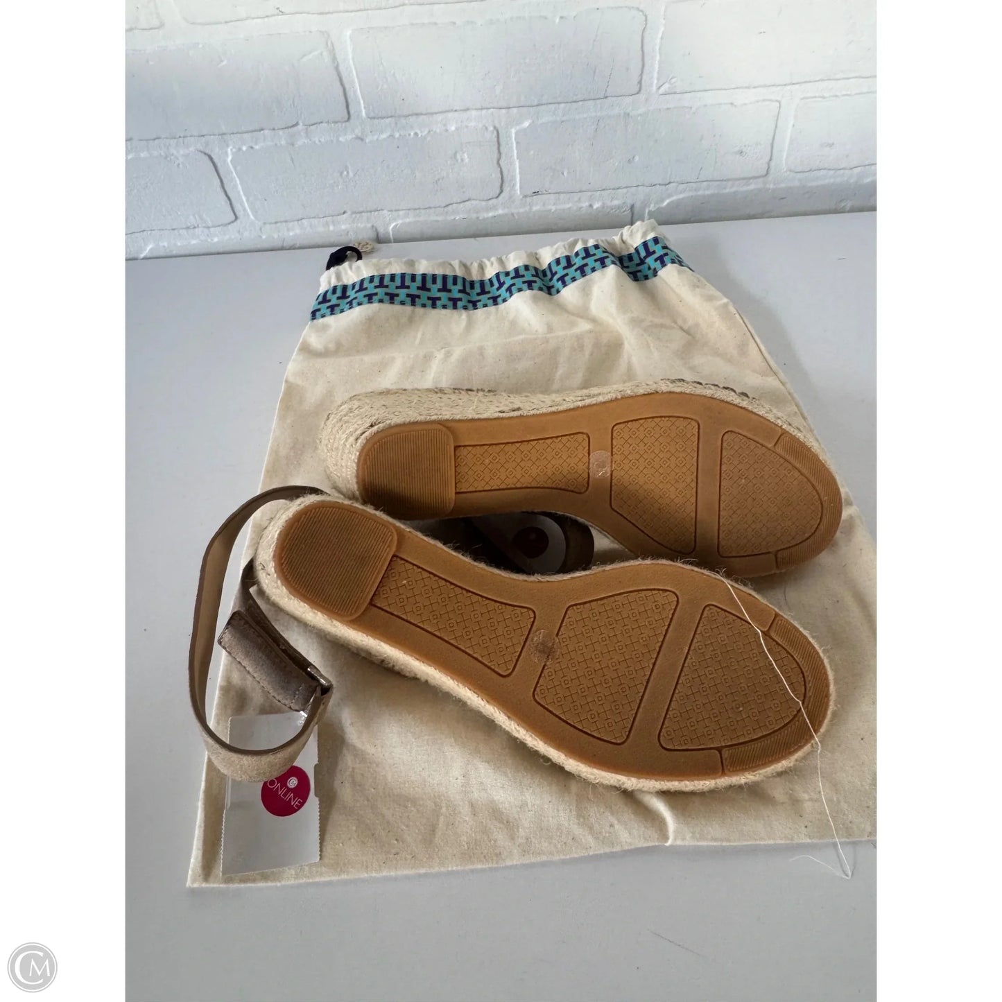 Sandals Designer By Tory Burch In Tan, Size: 8