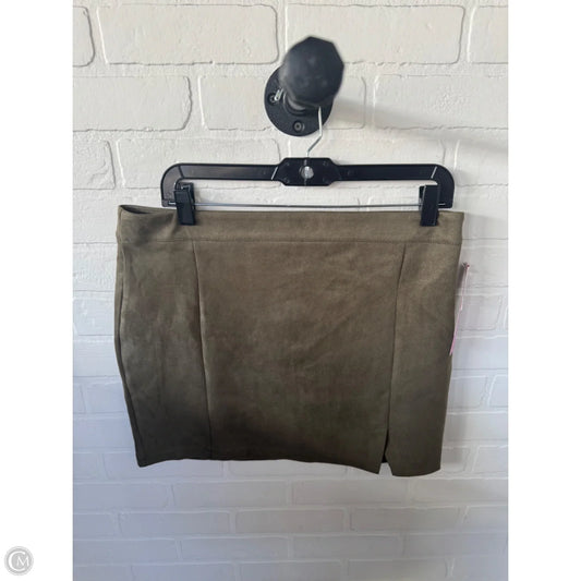 Skirt Mini & Short By Clothes Mentor In Green, Size: 12