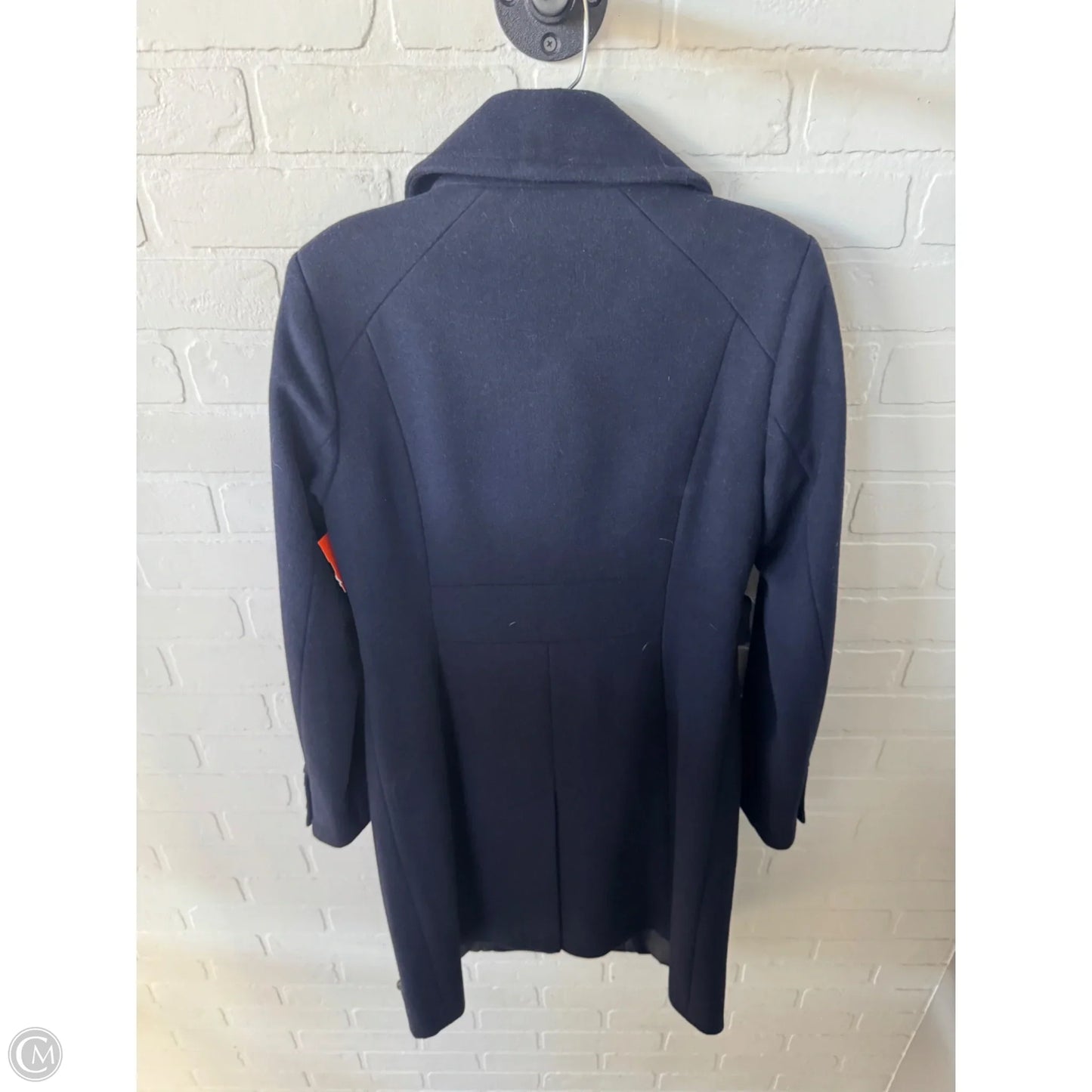 Coat Peacoat By Anne Klein In Navy, Size: Xs