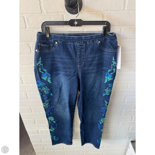 Jeans Jeggings By Chicos In Blue Denim, Size: 12