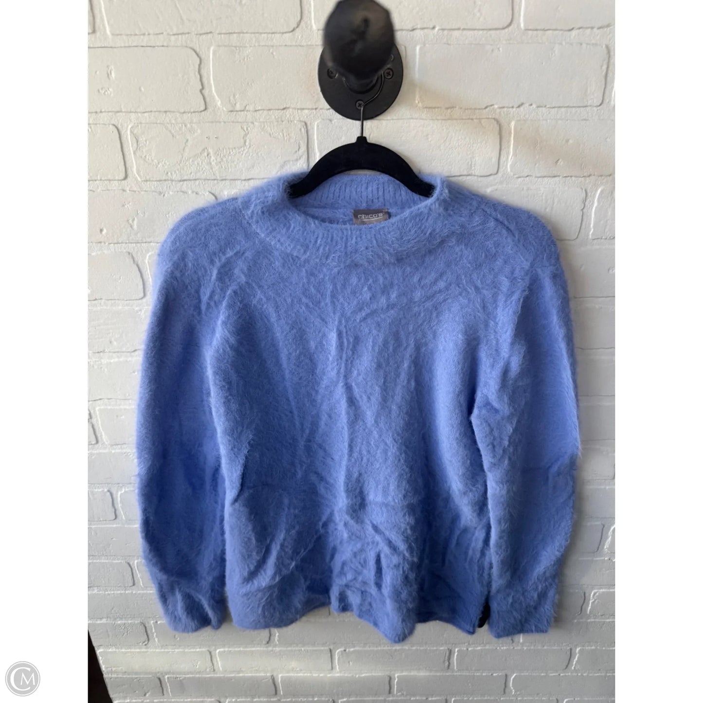 Sweater By Chicos In Blue, Size: M