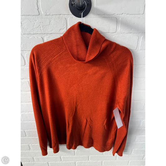 Sweater By Karen Scott In Orange, Size: L