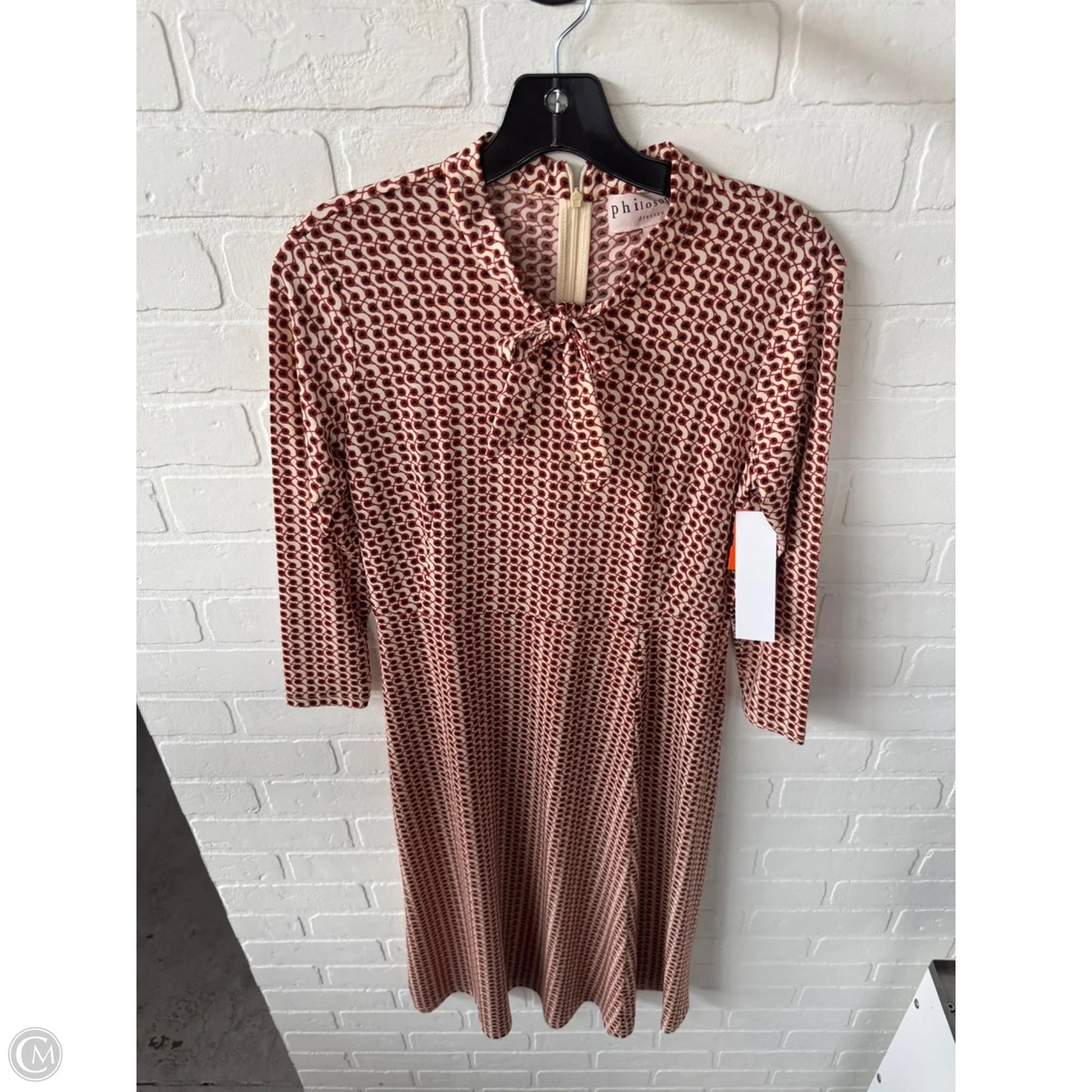 Dress Work By Philosophy In Brown & Tan, Size: Xs
