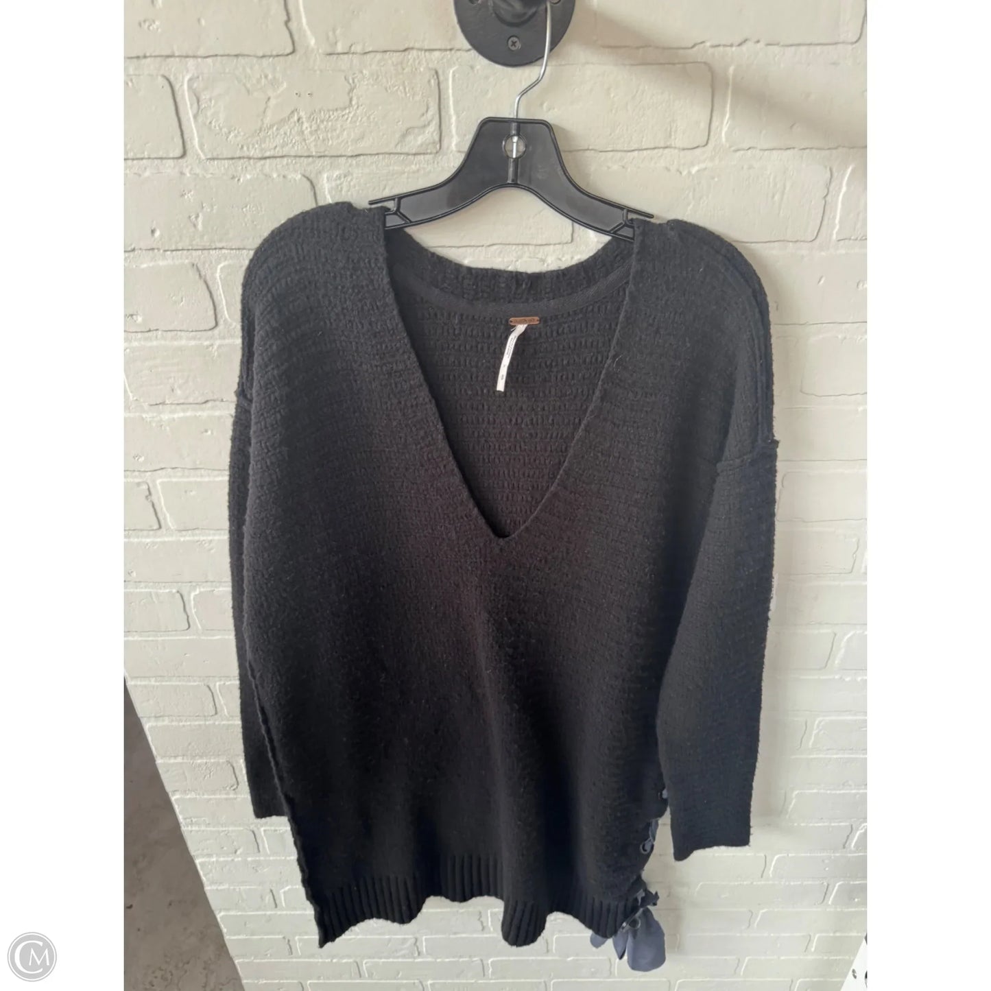 Dress Sweater By Free People In Black, Size: S