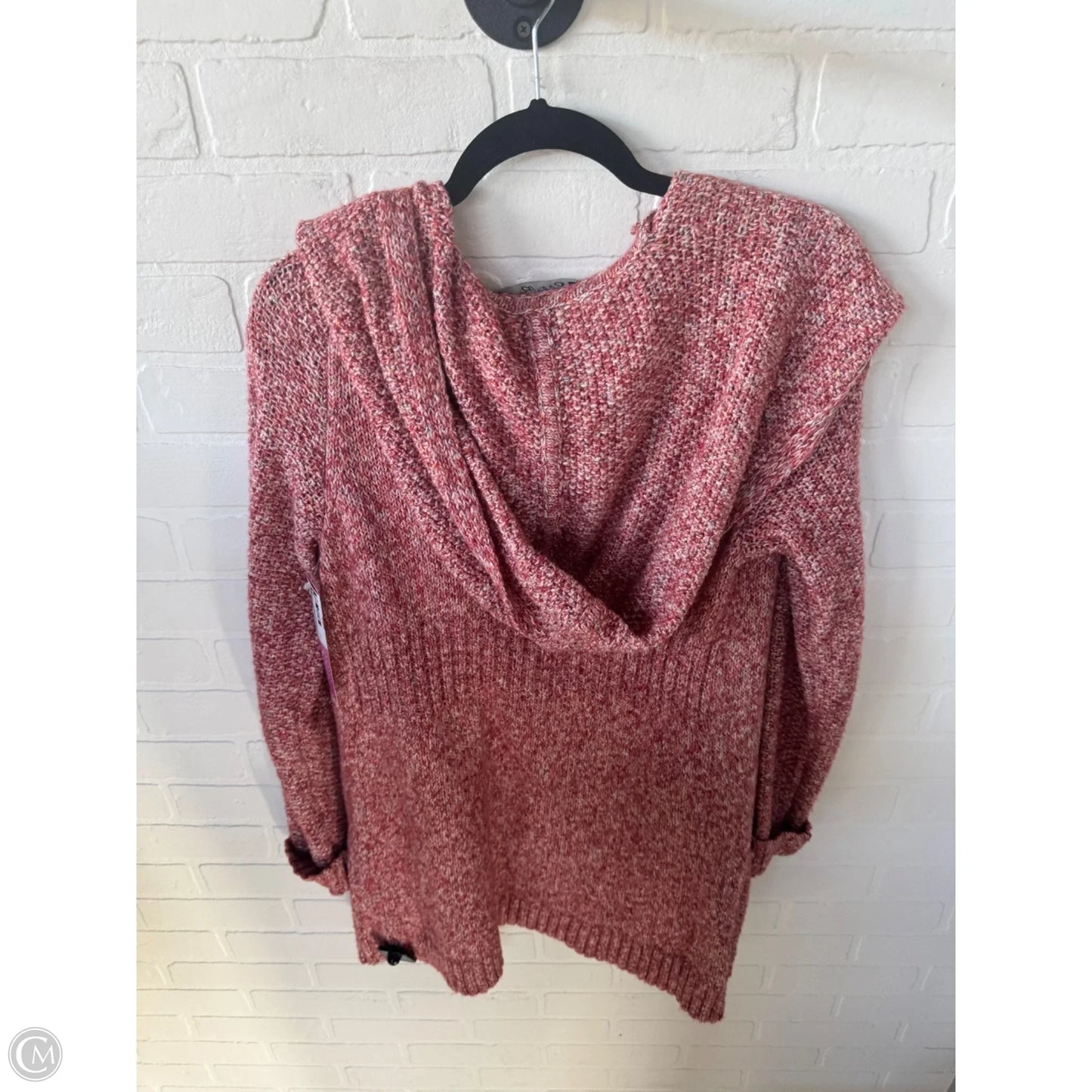 Sweater Cardigan By Eddie Bauer In Red, Size: M