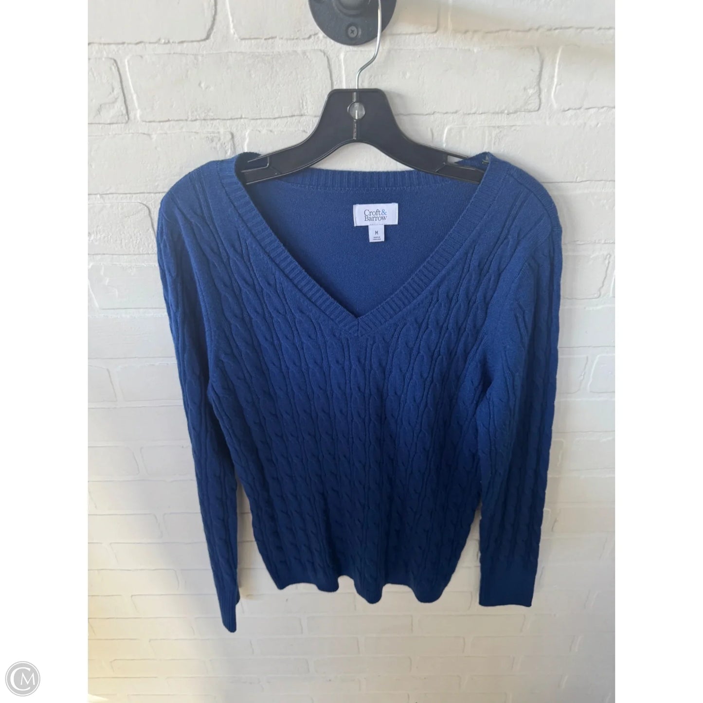 Sweater By Croft And Barrow In Blue, Size: M