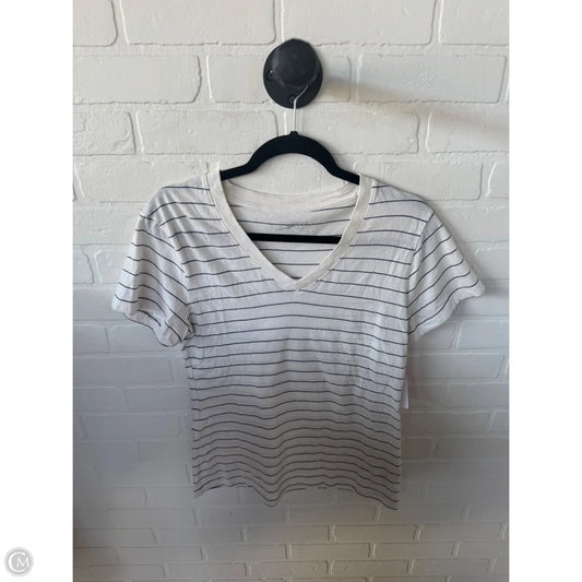 Top Short Sleeve Basic By Universal Thread In Blue & White, Size: S