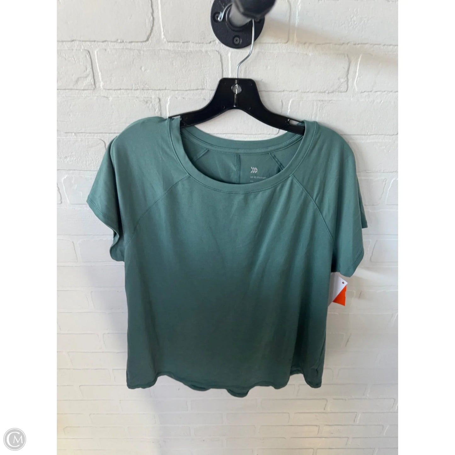 Athletic Top Short Sleeve By All In Motion In Green, Size: Xxl