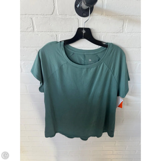 Athletic Top Short Sleeve By All In Motion In Green, Size: Xxl