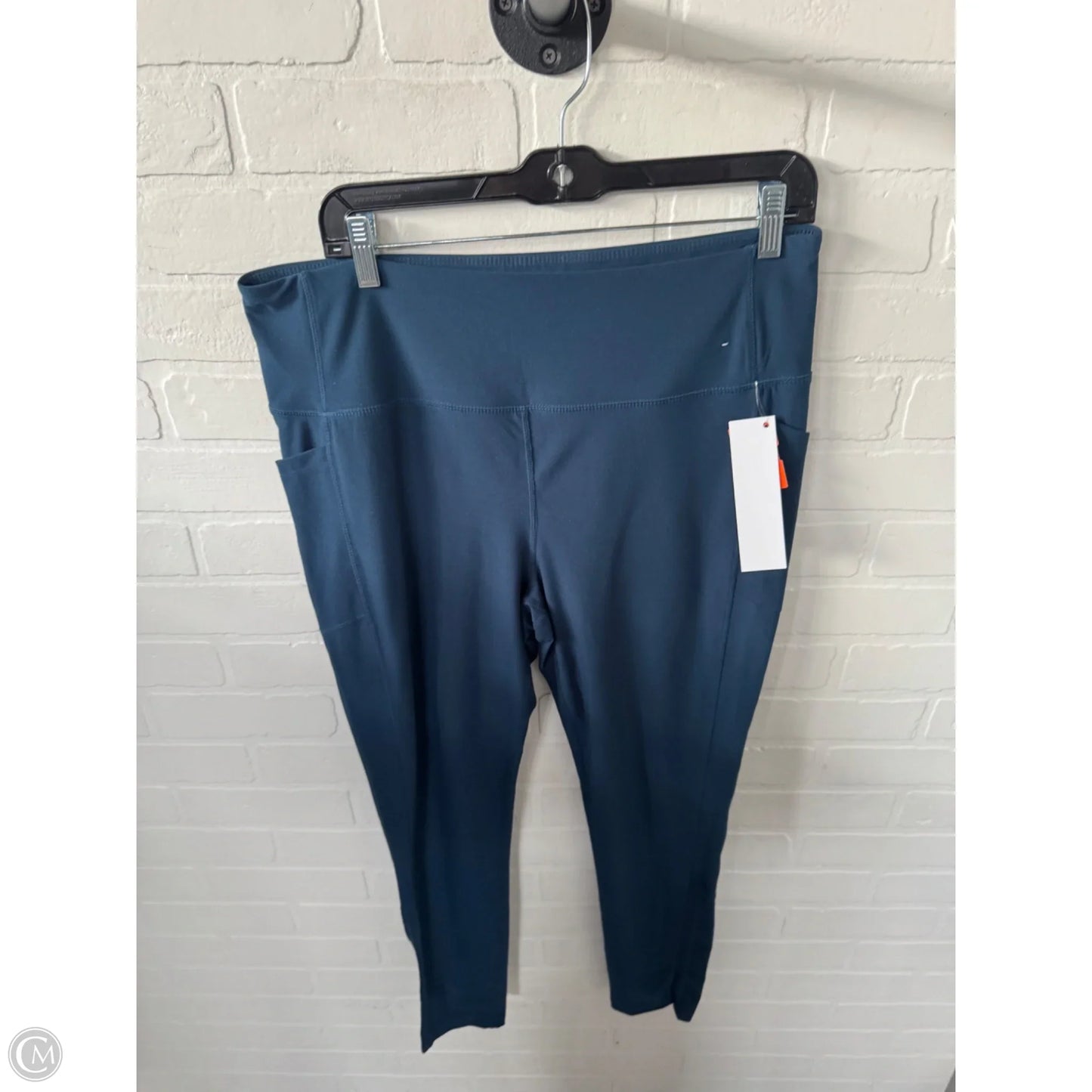 Athletic Leggings By Mondetta In Blue, Size: 16