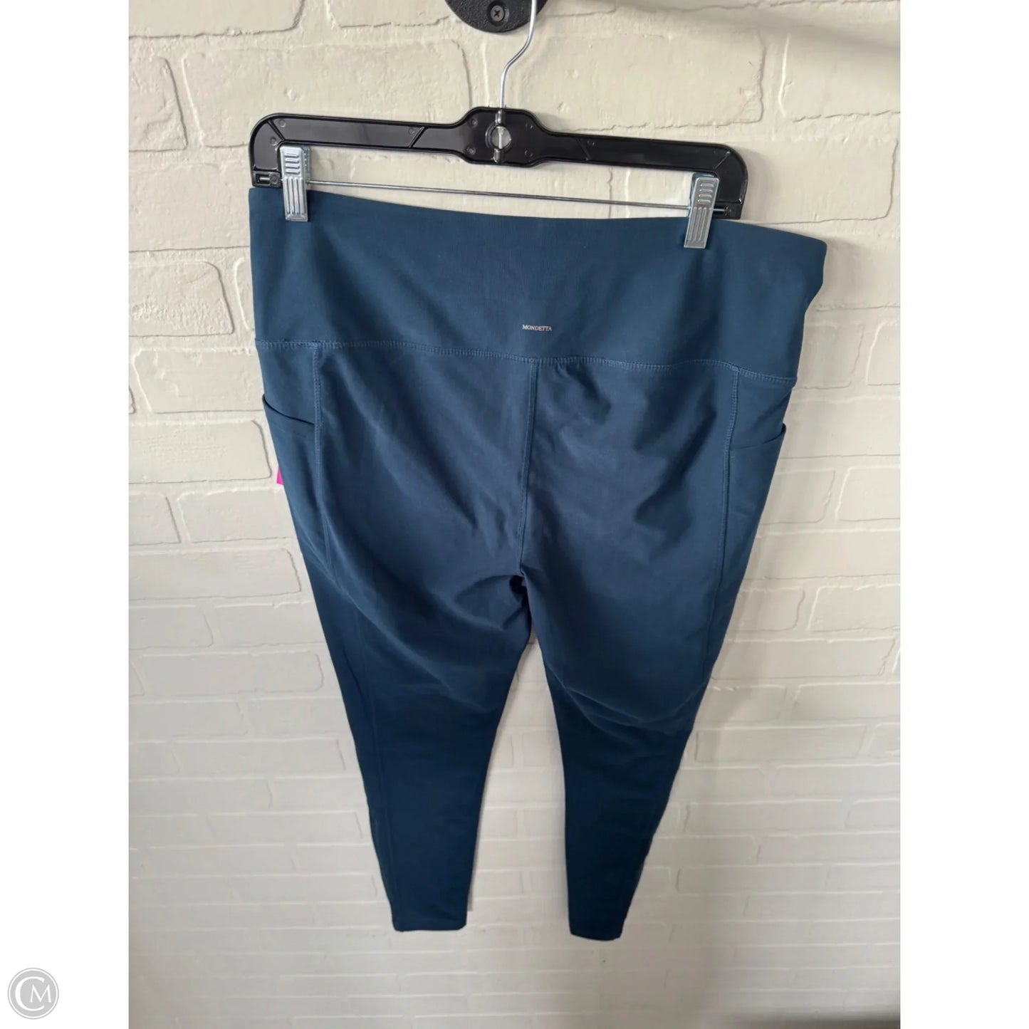 Athletic Leggings By Mondetta In Blue, Size: 16