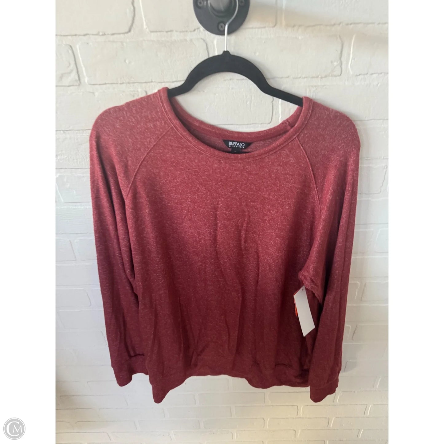 Top Long Sleeve By Buffalo David Bitton In Red, Size: Xl