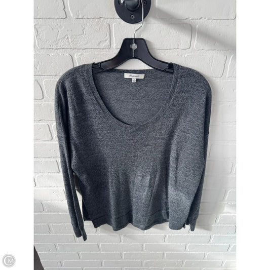 Top Long Sleeve By Madewell In Grey, Size: S